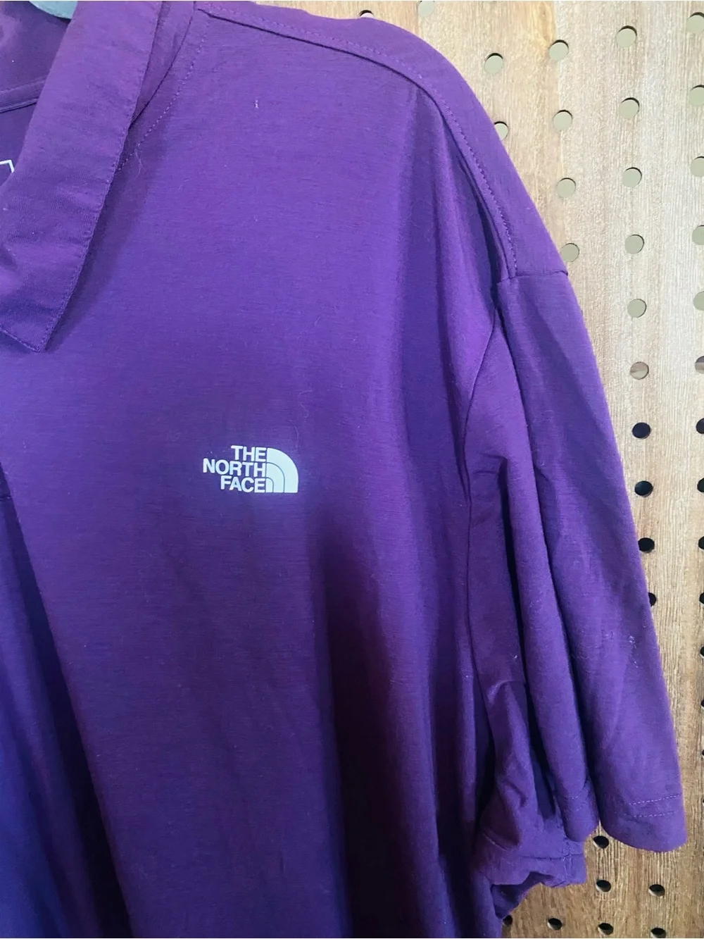 The North Face Men’s Deep Purple Short-Sleeve Polo Size XXL Pre- Owner